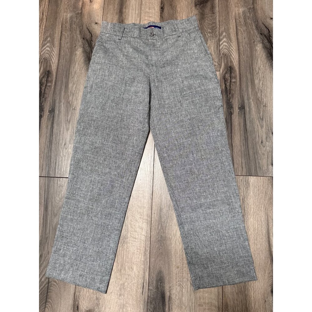 Phat Farm Gray Linen-Blend Pants Size 8 Boys Casual Wear